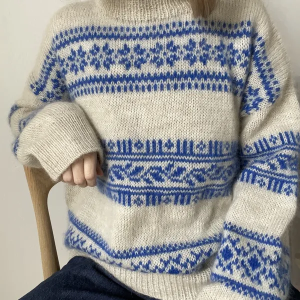 porcelain sweater le knit