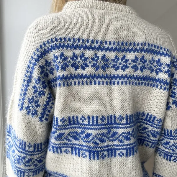 porcelain sweater le knit