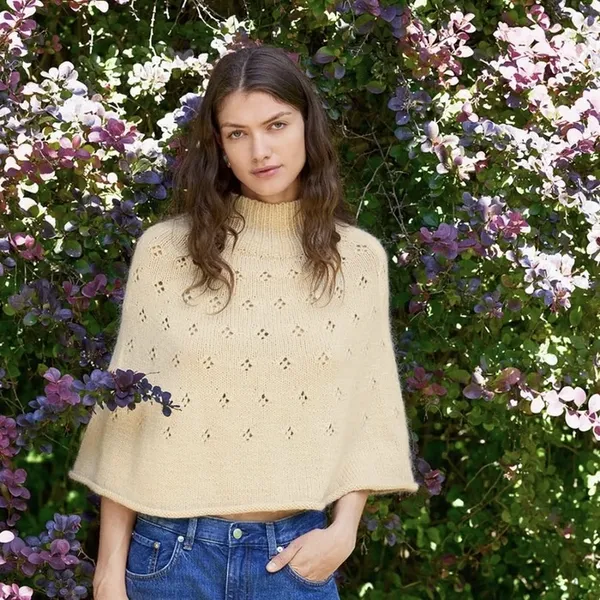 sandnes garn elodie poncho