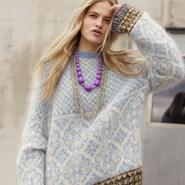 Breipakket Rose - Sandnes Garn - collectie 2609 - Afbeelding 2
